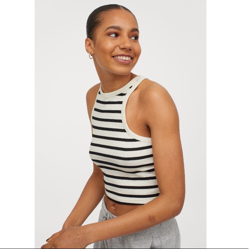 h & m • striped tank